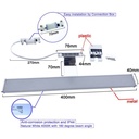 Bathroom mirror wall light LED 8W 40cm