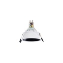 Round recessed downlight ring - Low UGR - Cutout Ø75mm
