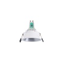 Round recessed downlight ring - Low UGR - Cutout Ø75mm