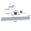 Bathroom mirror wall light LED 8W 40cm