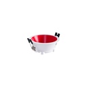 Round recessed downlight ring - Low UGR - Cutout Ø75mm