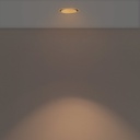 Round asymmetrical recessed downlight ring - Low UGR - Cutout Ø75mm