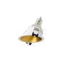 Round asymmetrical recessed downlight ring - Low UGR - Cutout Ø75mm