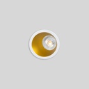 Round asymmetrical recessed downlight ring - Low UGR - Cutout Ø75mm