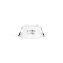 Round asymmetrical recessed downlight ring - Low UGR - Cutout Ø75mm