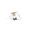 Round asymmetrical recessed downlight ring - Low UGR - Cutout Ø75mm