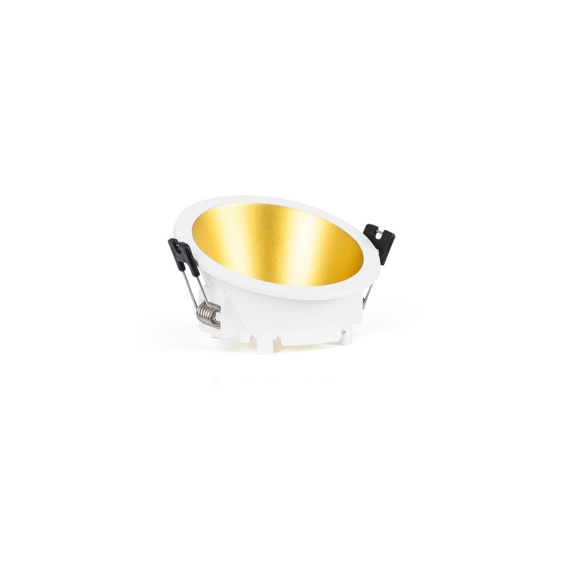 Round asymmetrical recessed downlight ring - Low UGR - Cutout Ø75mm