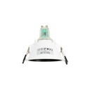 Round asymmetrical recessed downlight ring - Low UGR - Cutout Ø75mm