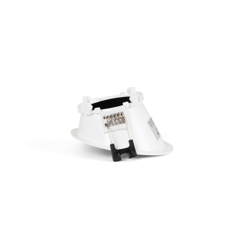 Round asymmetrical recessed downlight ring - Low UGR - Cutout Ø75mm