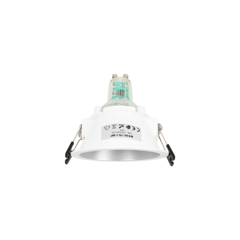 Round asymmetrical recessed downlight ring - Low UGR - Cutout Ø75mm