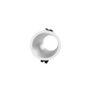 Round asymmetrical recessed downlight ring - Low UGR - Cutout Ø75mm