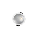 Round asymmetrical recessed downlight ring - Low UGR - Cutout Ø75mm