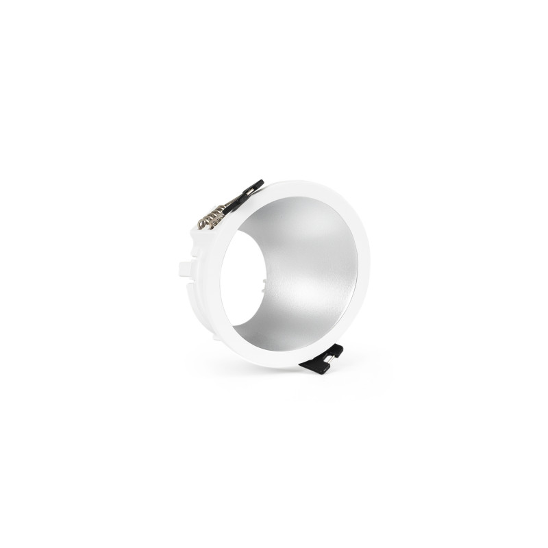 Round asymmetrical recessed downlight ring - Low UGR - Cutout Ø75mm