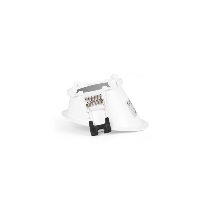Round asymmetrical recessed downlight ring - Low UGR - Cutout Ø75mm