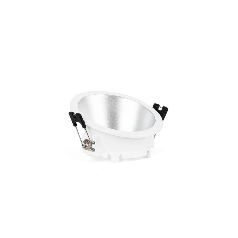 Round asymmetrical recessed downlight ring - Low UGR - Cutout Ø75mm