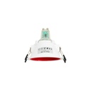 Round asymmetrical recessed downlight ring - Low UGR - Cutout Ø75mm