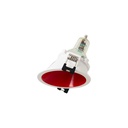 Round asymmetrical recessed downlight ring - Low UGR - Cutout Ø75mm