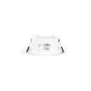 Round asymmetrical recessed downlight ring - Low UGR - Cutout Ø75mm