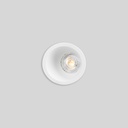 Round asymmetrical recessed downlight ring - Low UGR - Cutout Ø75mm