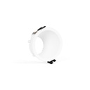 Round asymmetrical recessed downlight ring - Low UGR - Cutout Ø75mm