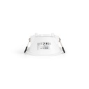 Round asymmetrical recessed downlight ring - Low UGR - Cutout Ø75mm