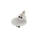 Round asymmetrical recessed downlight ring - Low UGR - Cutout Ø75mm