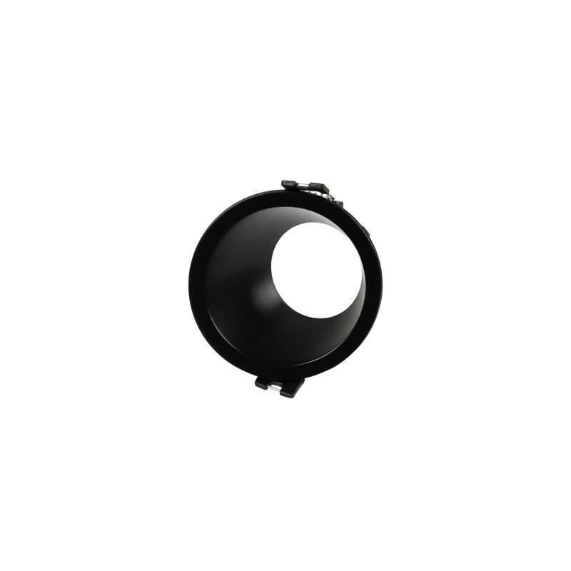 Round asymmetrical recessed downlight ring - Low UGR - Cutout Ø75mm