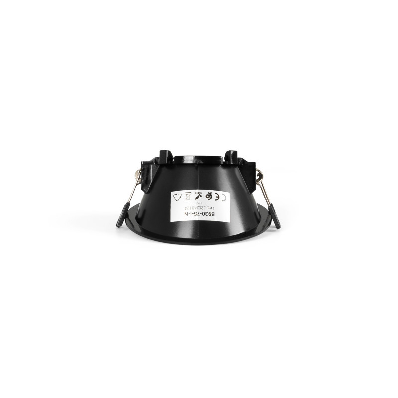 Round asymmetrical recessed downlight ring - Low UGR - Cutout Ø75mm