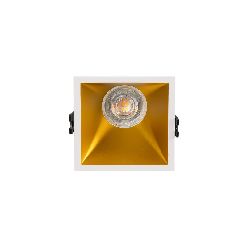 Square recessed downlight ring - Low UGR - Cutout 85 x 85mm