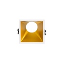 Square recessed downlight ring - Low UGR - Cutout 85 x 85mm