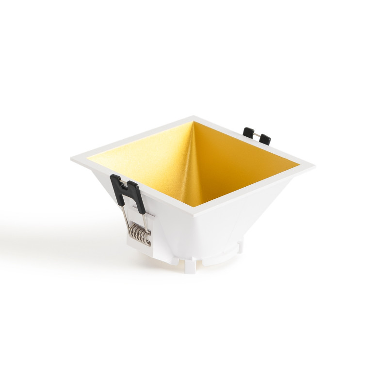 Square recessed downlight ring - Low UGR - Cutout 85 x 85mm
