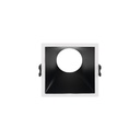 Square recessed downlight ring - Low UGR - Cutout 85 x 85mm