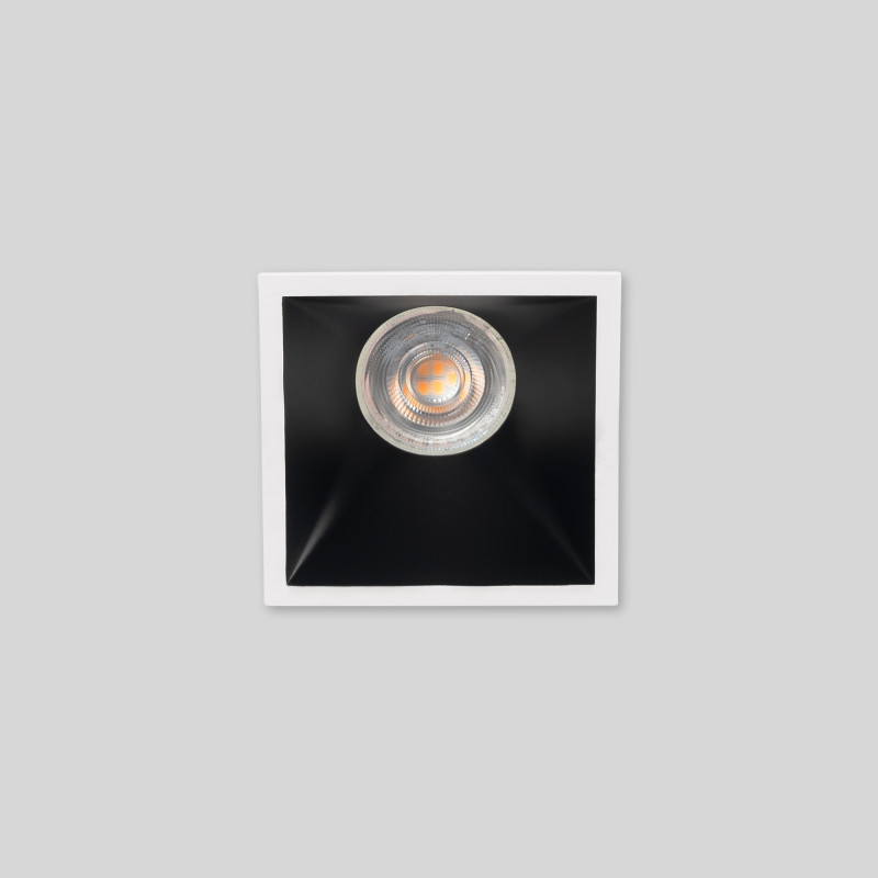 Square recessed downlight ring - Low UGR - Cutout 85 x 85mm