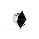 Square recessed downlight ring - Low UGR - Cutout 85 x 85mm