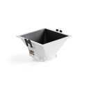 Square recessed downlight ring - Low UGR - Cutout 85 x 85mm