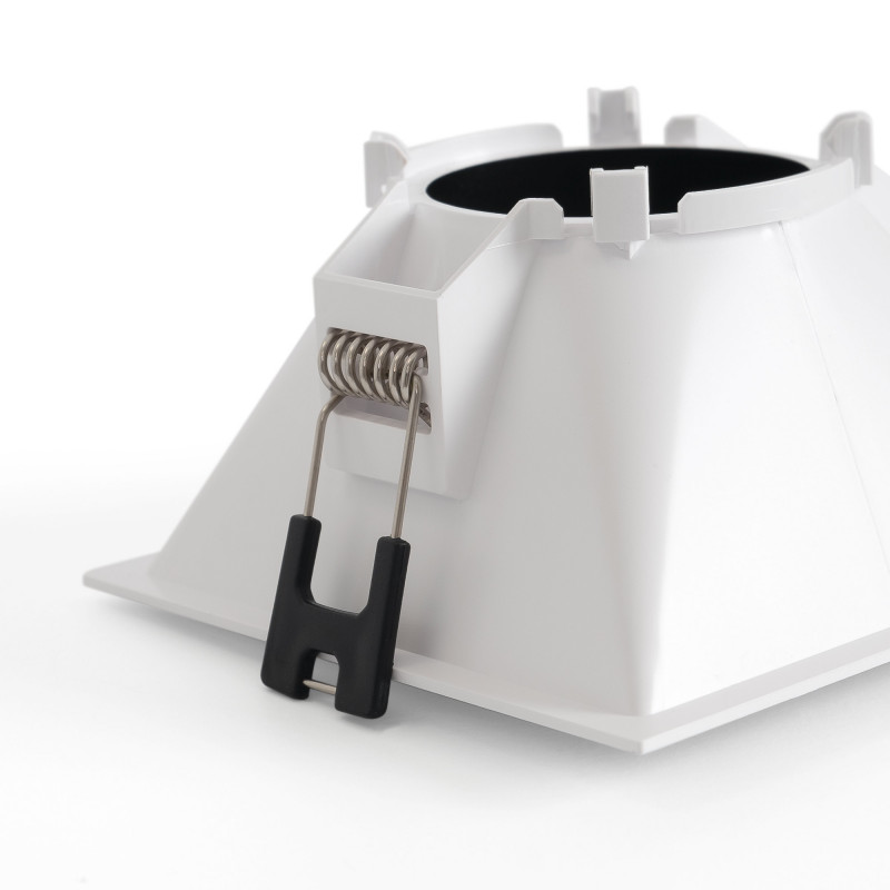 Square recessed downlight ring - Low UGR - Cutout 85 x 85mm