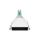 Square recessed downlight ring - Low UGR - Cutout 85 x 85mm
