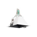 Square recessed downlight ring - Low UGR - Cutout 85 x 85mm