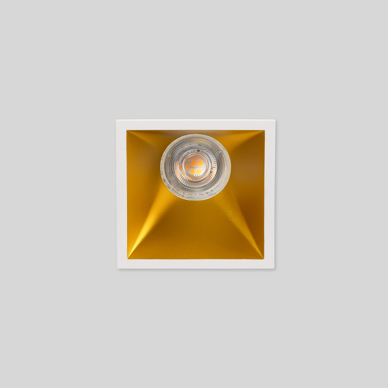 Square recessed downlight ring - Low UGR - Cutout 85 x 85mm