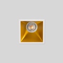 Square recessed downlight ring - Low UGR - Cutout 85 x 85mm