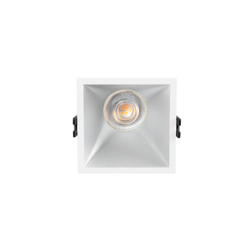 Square recessed downlight ring - Low UGR - Cutout 85 x 85mm