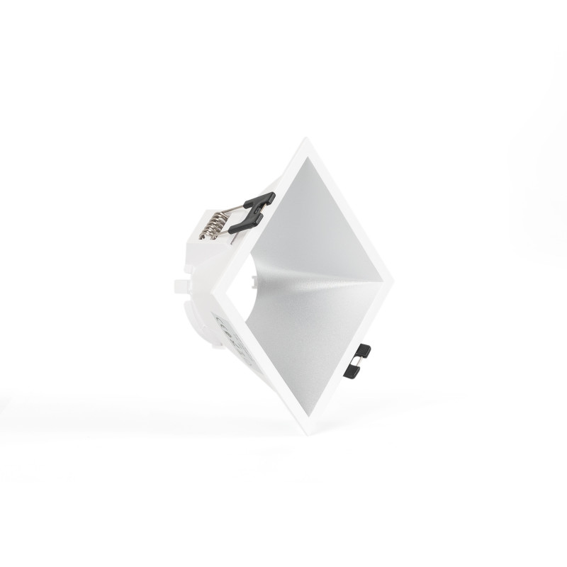 Square recessed downlight ring - Low UGR - Cutout 85 x 85mm