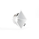 Square recessed downlight ring - Low UGR - Cutout 85 x 85mm