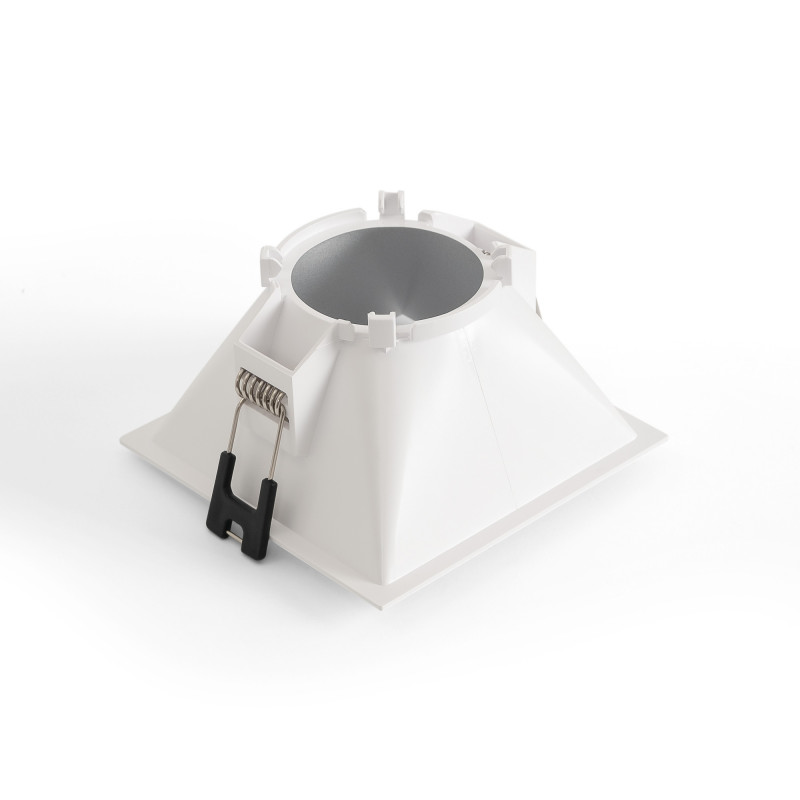 Square recessed downlight ring - Low UGR - Cutout 85 x 85mm