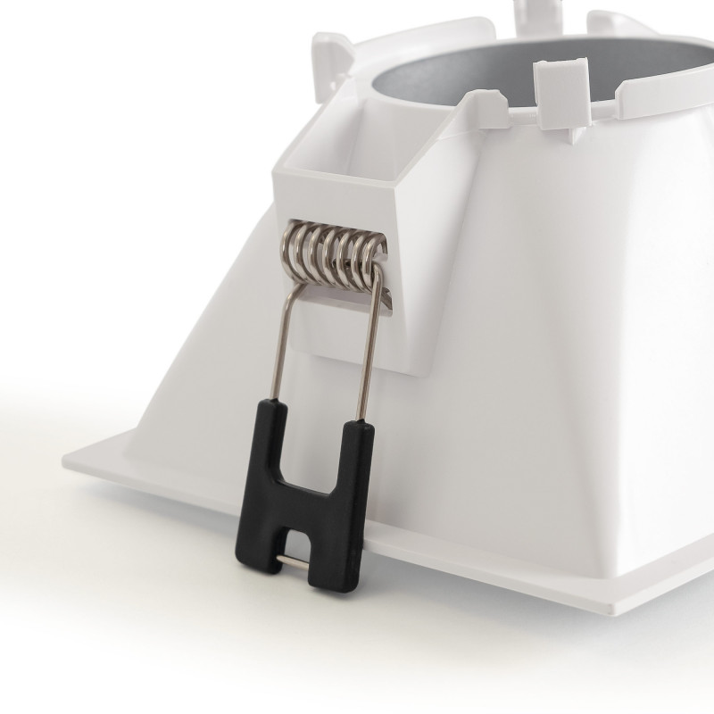 Square recessed downlight ring - Low UGR - Cutout 85 x 85mm