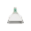 Square recessed downlight ring - Low UGR - Cutout 85 x 85mm
