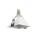 Square recessed downlight ring - Low UGR - Cutout 85 x 85mm