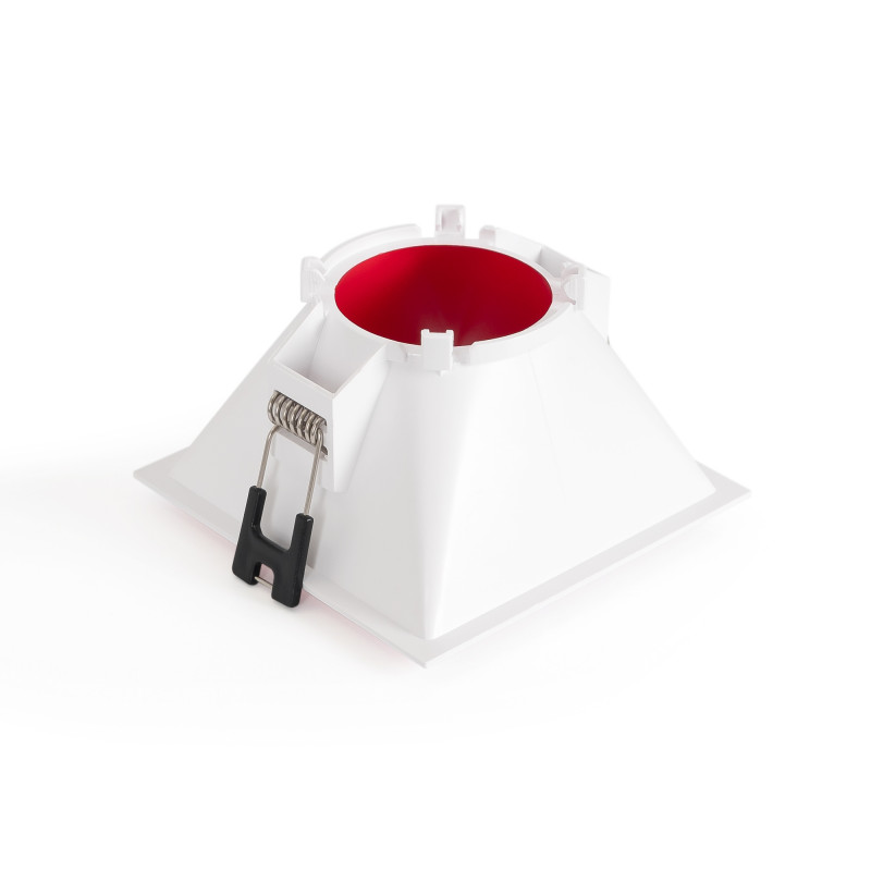 Square recessed downlight ring - Low UGR - Cutout 85 x 85mm