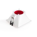 Square recessed downlight ring - Low UGR - Cutout 85 x 85mm
