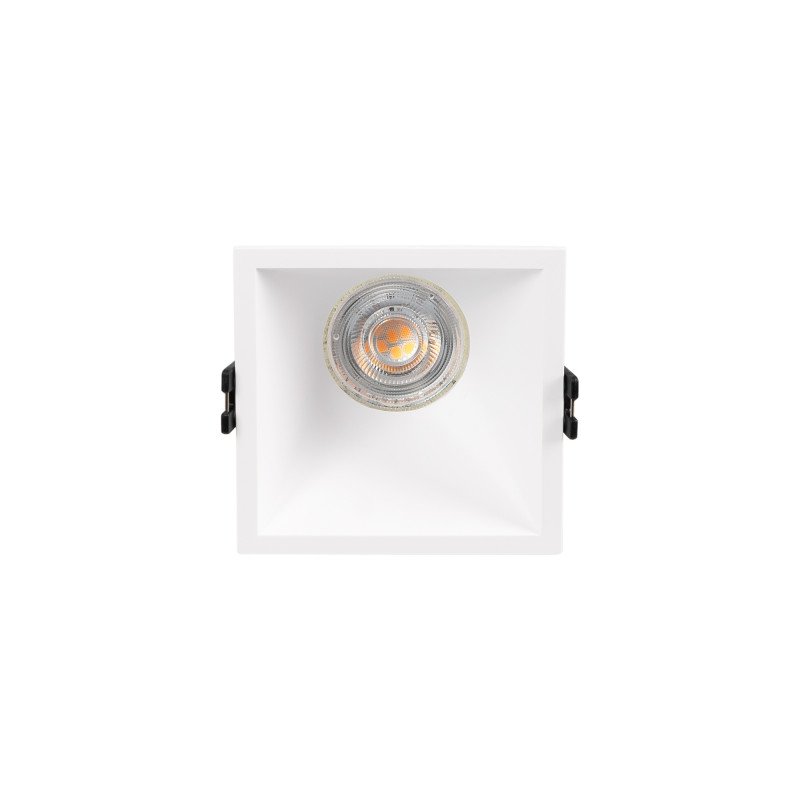 Square recessed downlight ring - Low UGR - Cutout 85 x 85mm